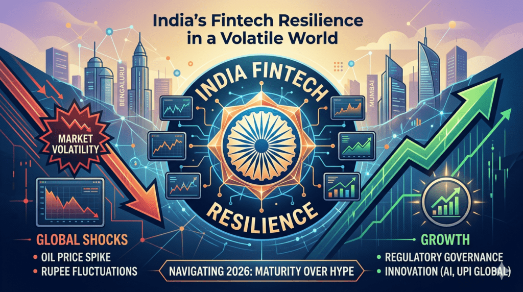 Resilience in the Red: India’s Fintech Era Amid Global Volatility